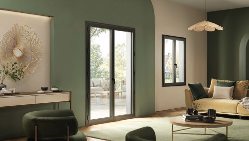 Fenêtre aluminium ouvrant visible intérieur Pléiade®