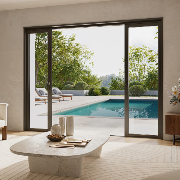 Baie vitrée à galandage Pléiade®